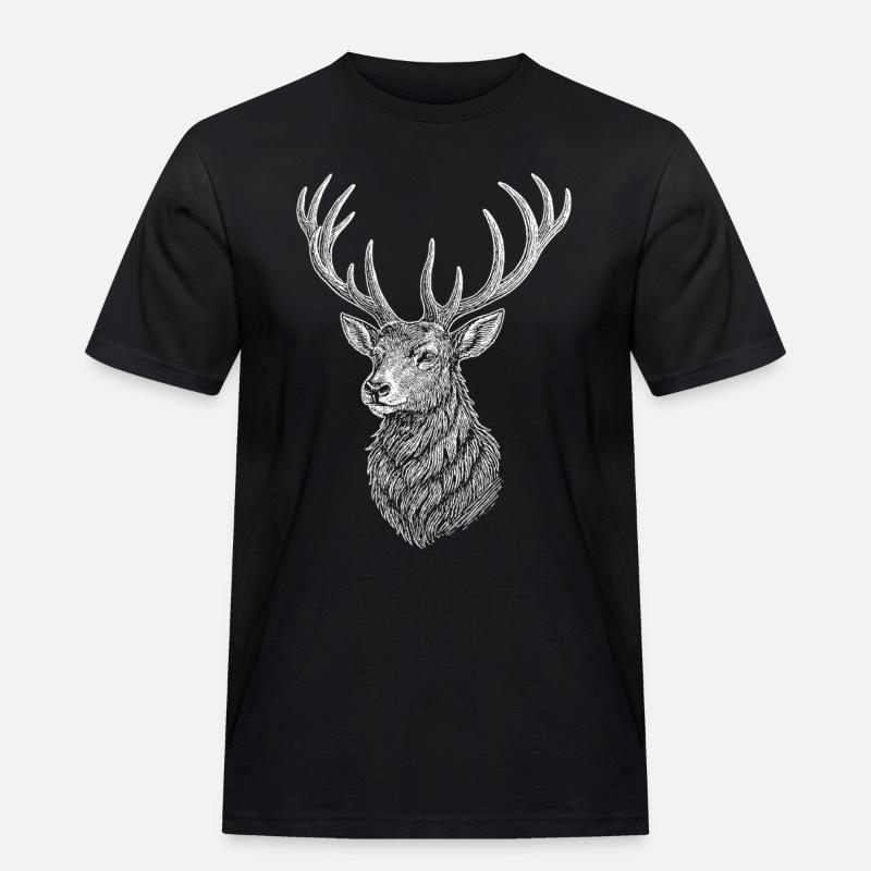 Deer - Men's Workwear T-Shirt - black