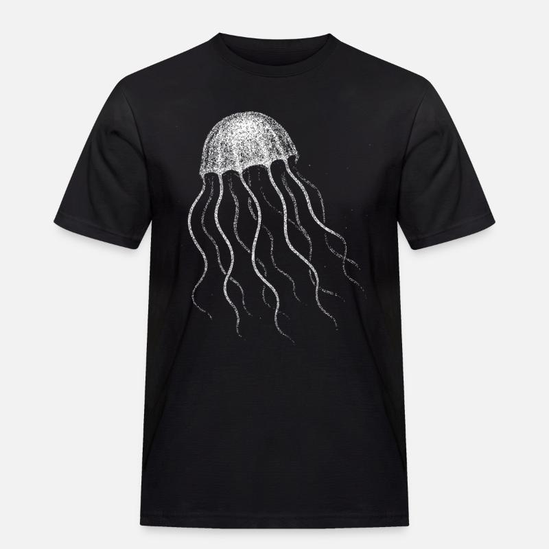 Jellyfish - Men's Workwear T-Shirt - black