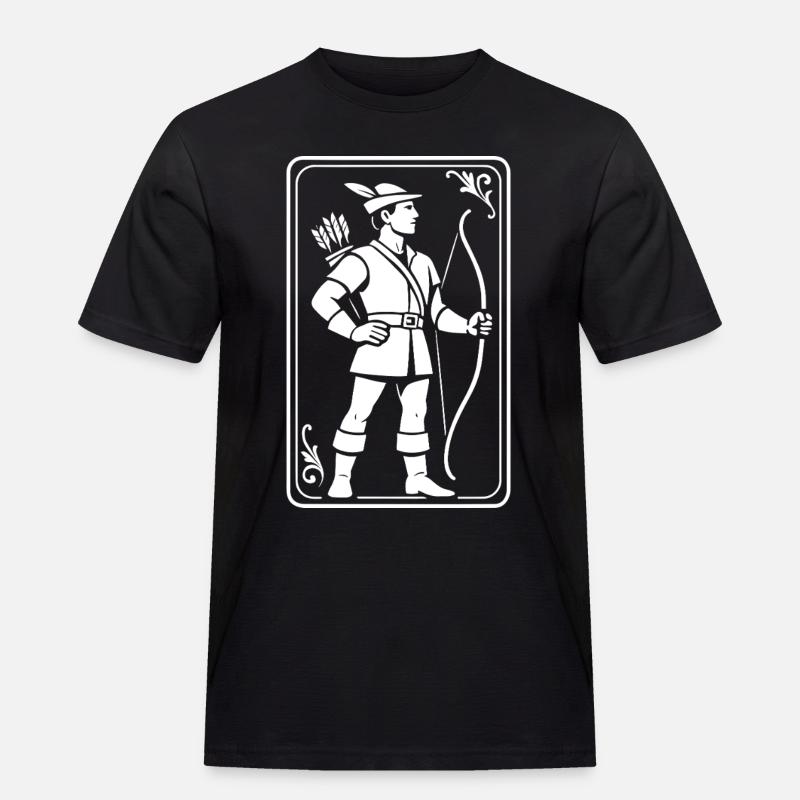 Bogenschießen Bogenschütze Classic Bogenschütze - Männer Workwear T-Shirt - Schwarz