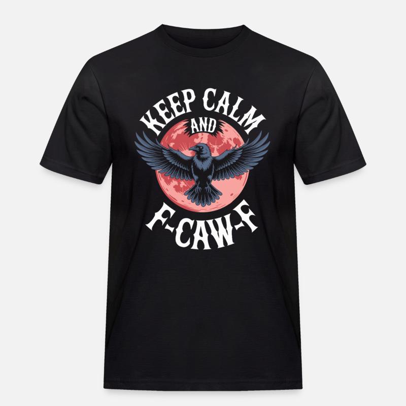 Keep Calm and Eagle Flight - Men's Workwear T-Shirt - black