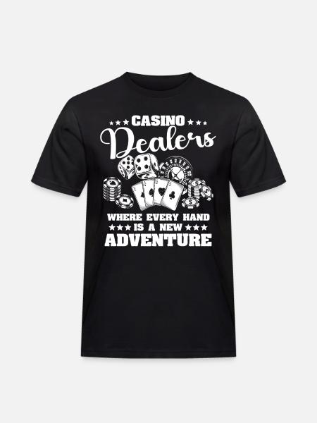 Casino Gambler - Men's Workwear T-Shirt - black