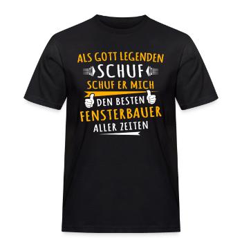 Ingénieur du son - T-shirt Workwear homme - noir - Devant - AI Model Male 178 light (178cm)