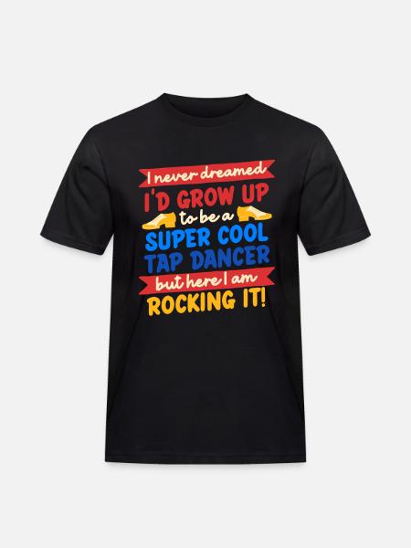 Stepptanz Stepptänzer Stepptänzerin Stepper - Männer Workwear T-Shirt - Schwarz