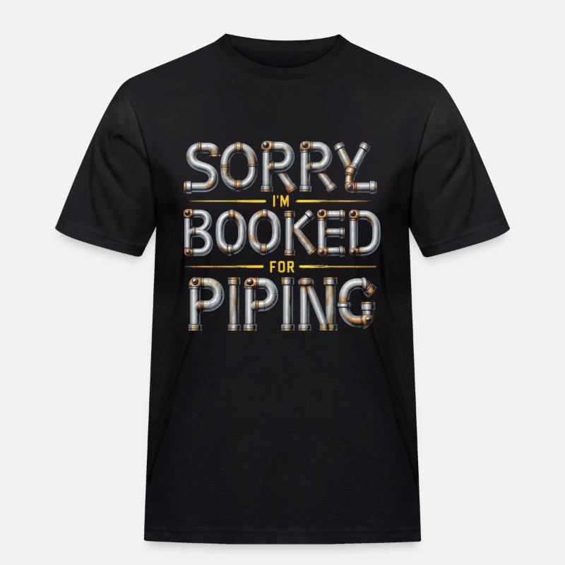 Pipe Layer Pipeline Builder - Men's Workwear T-Shirt - black