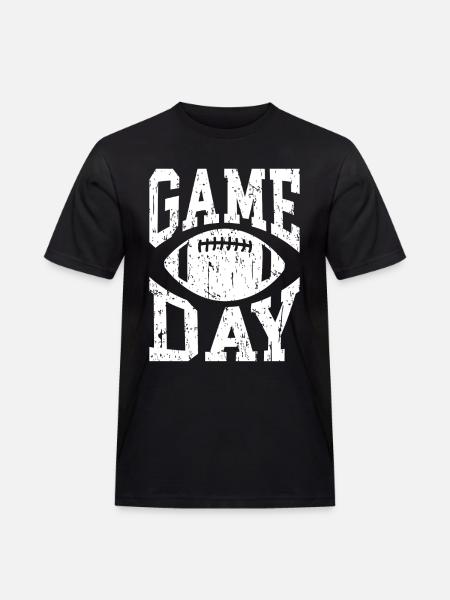 Game Day Football - Men's Workwear T-Shirt - black