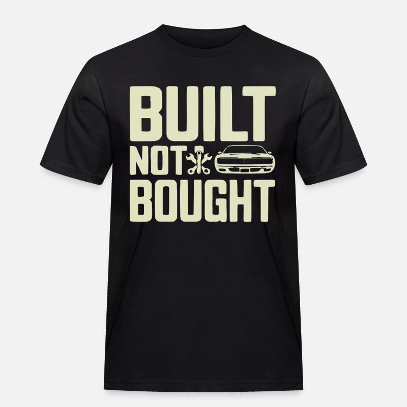 Built Not Bought Screwdriver Statement - Men's Workwear T-Shirt - black