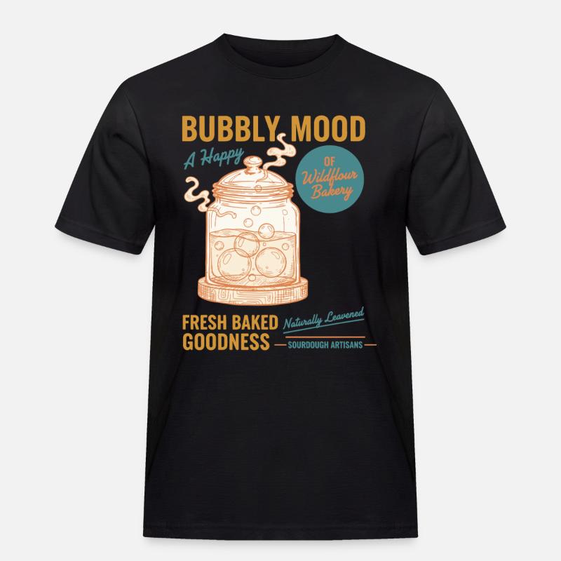 Sourdough Bread Baking Baker Sourdough Starter - Men's Workwear T-Shirt - black