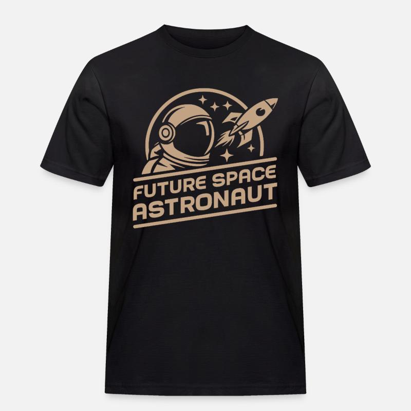 Future astronaute spatial : aventure rétro spatiale - T-shirt Workwear homme - noir