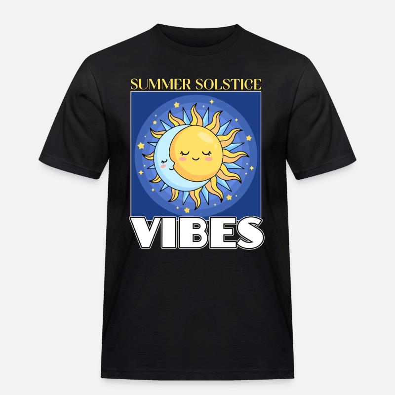 Litha Pagan Solstice d’été Midsommar - T-shirt Workwear homme - noir