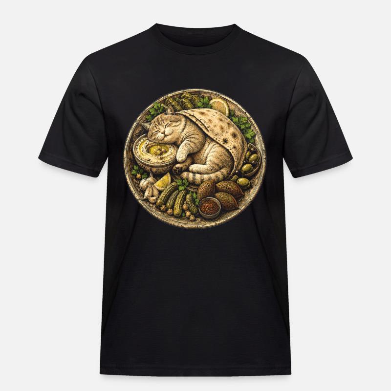 Libanon Libanese - Männer Workwear T-Shirt - Schwarz