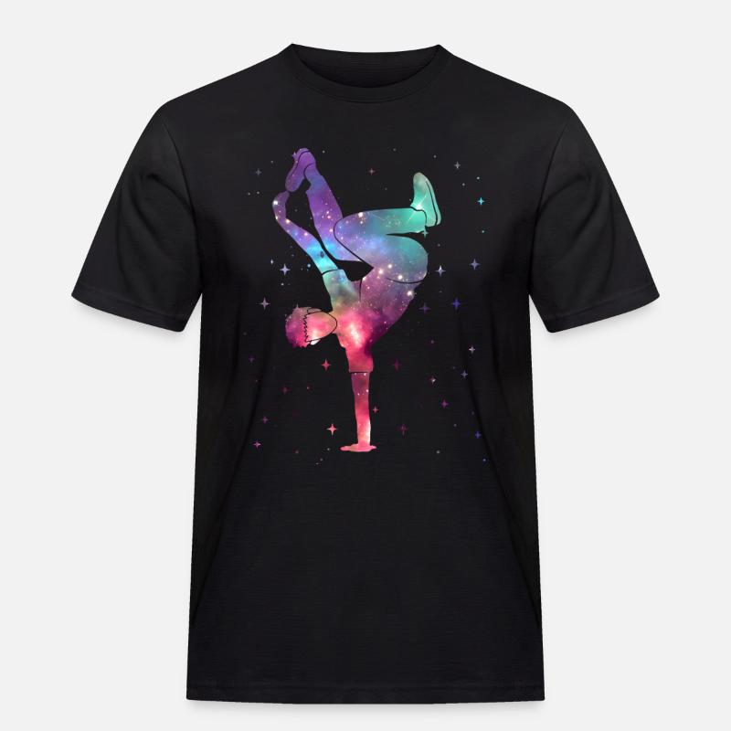 Breakdancing Breakdancer Space Breakdance - Men's Workwear T-Shirt - black