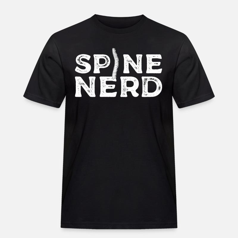 Physiotherapeut - Männer Workwear T-Shirt - Schwarz