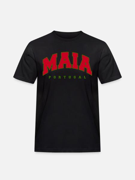 Maia - Männer Workwear T-Shirt - Schwarz
