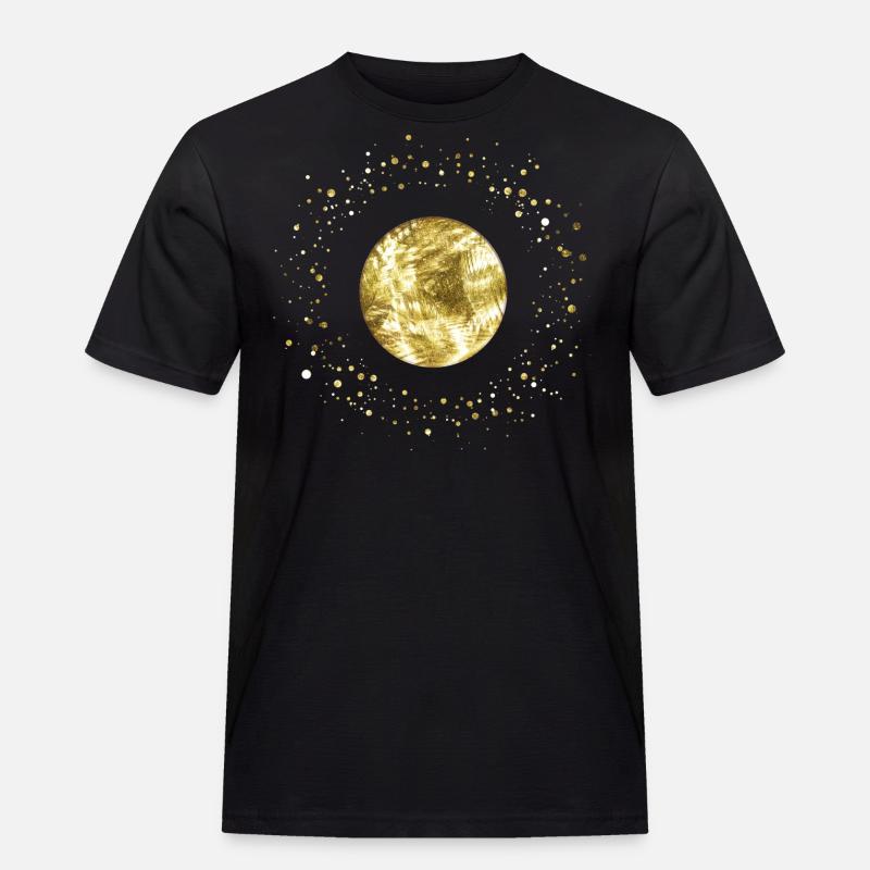 Kugel - Männer Workwear T-Shirt - Schwarz