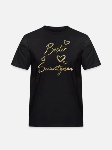 Best Securityman - Men's Workwear T-Shirt - black