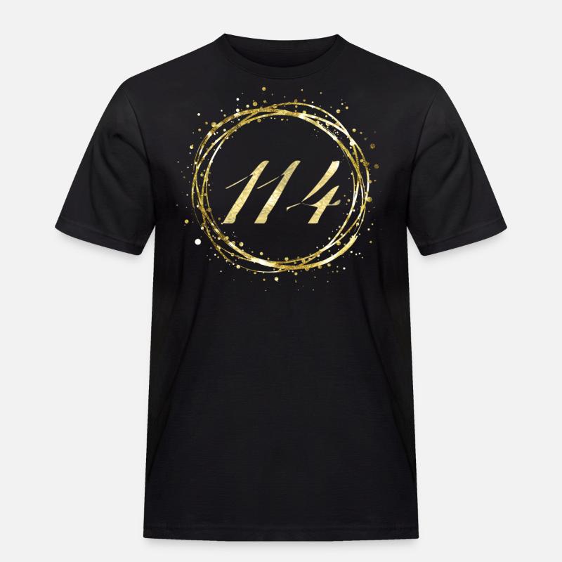 114 - Männer Workwear T-Shirt - Schwarz