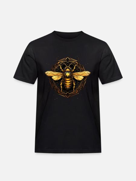 Bees Art Beekeeper Beekeeper Gift - Men's Workwear T-Shirt - black
