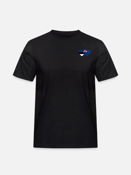 Estonie Drapeau néo-zélandais utilisé - T-shirt Workwear homme - noir