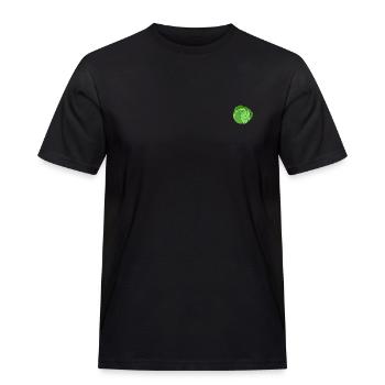 Kohl - Männer Workwear T-Shirt - Schwarz - Vorne - AI Model Male 178 light (178cm)