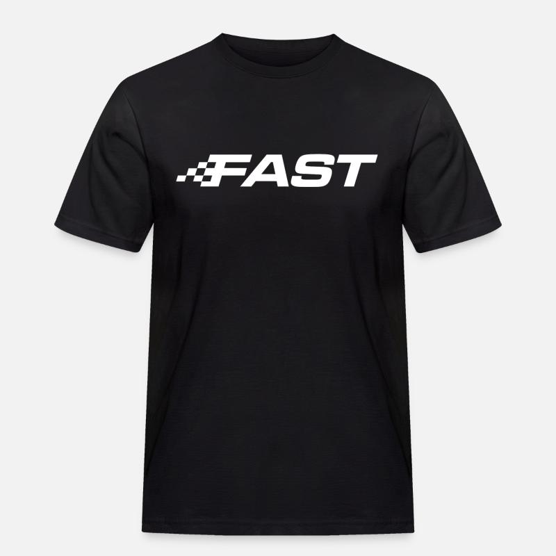Fast - Männer Workwear T-Shirt - Schwarz