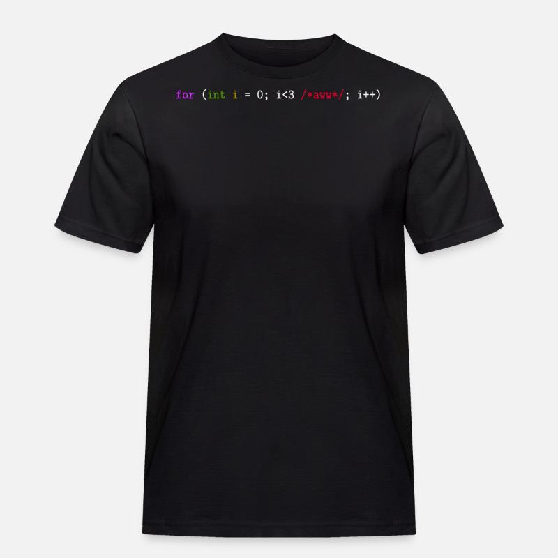 Programmierer, Software, Informatik, Developer - Männer Workwear T-Shirt - Schwarz