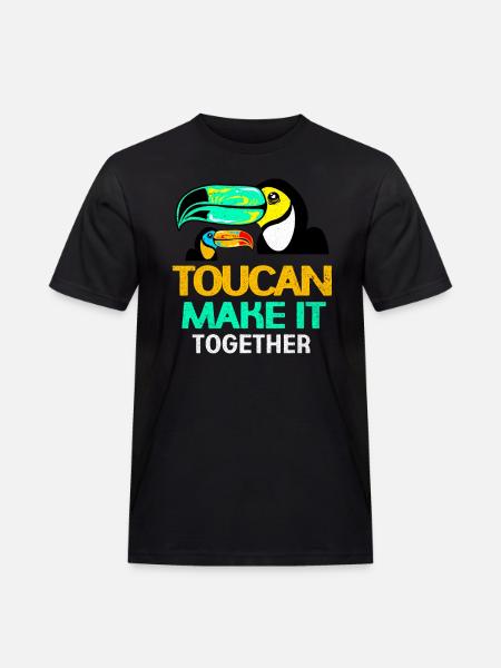 Toucan - Men's Workwear T-Shirt - black