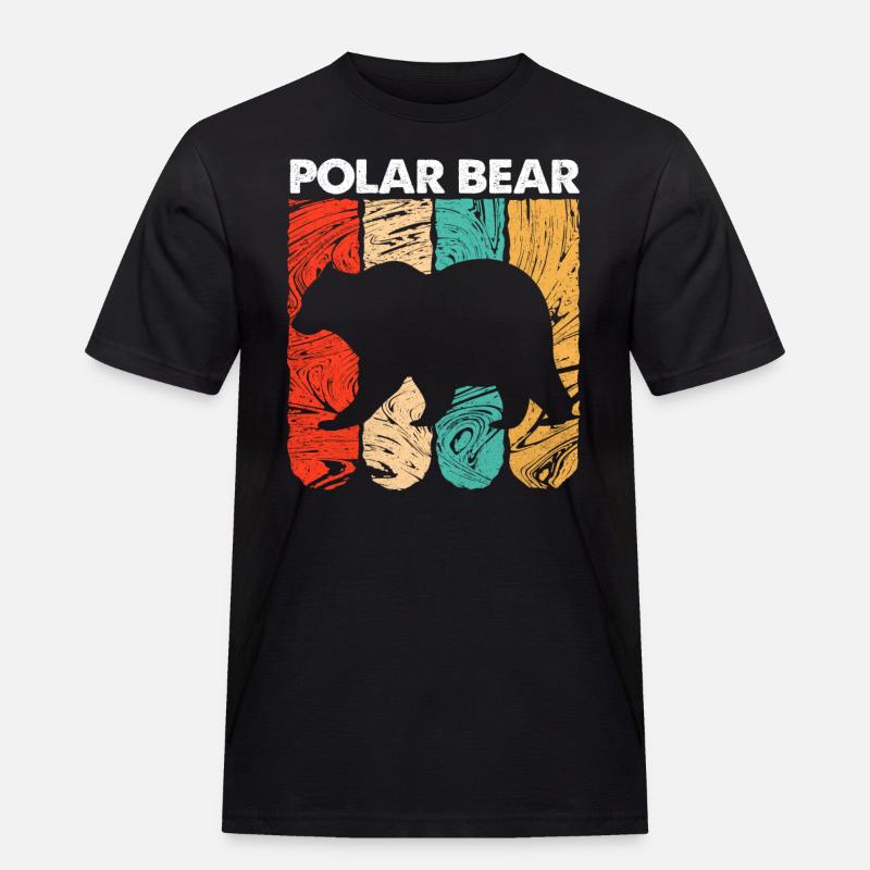 Eisbär - Männer Workwear T-Shirt - Schwarz