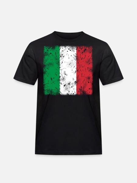 Italy - Men's Workwear T-Shirt - black