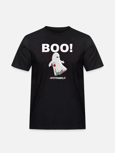 buh - Männer Workwear T-Shirt - Schwarz