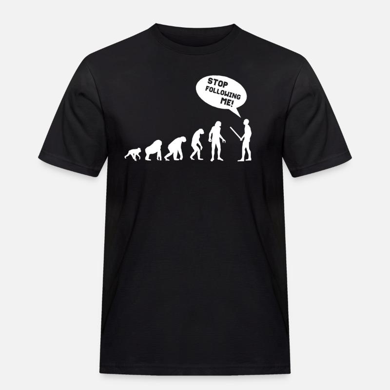 EVOLUTION - Männer Workwear T-Shirt - Schwarz