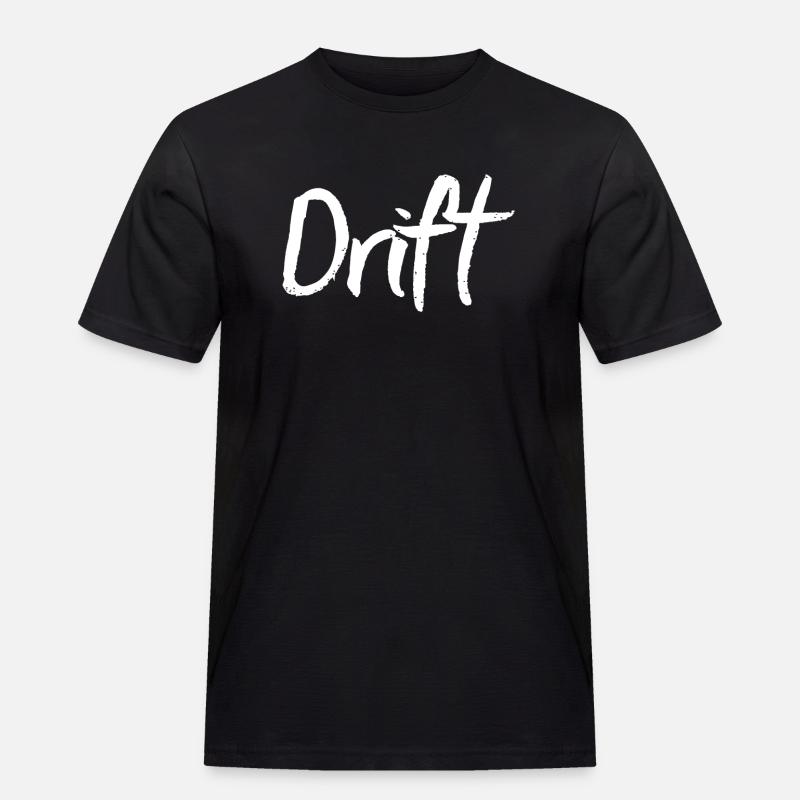Drift Auto - Männer Workwear T-Shirt - Schwarz