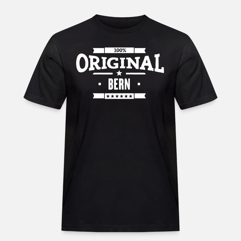 Original Bern - Männer Workwear T-Shirt - Schwarz