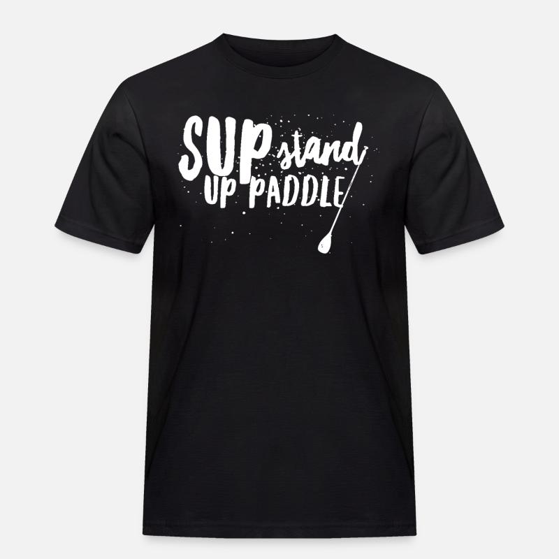 Paddleboarding Sup Stand - Men's Workwear T-Shirt - black