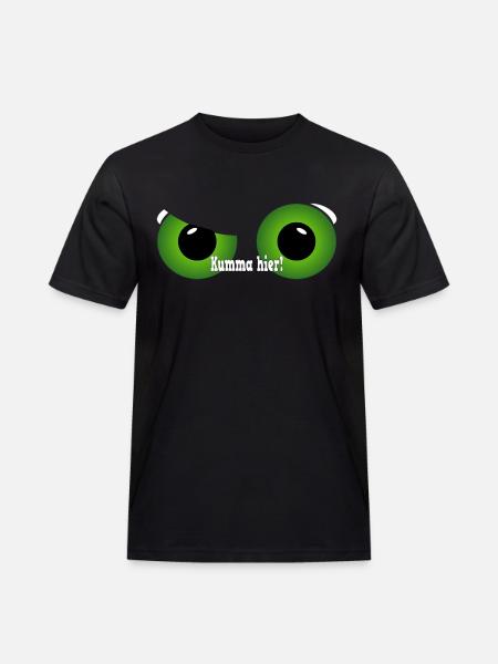 Ruhr pot green eyes - Men's Workwear T-Shirt - black