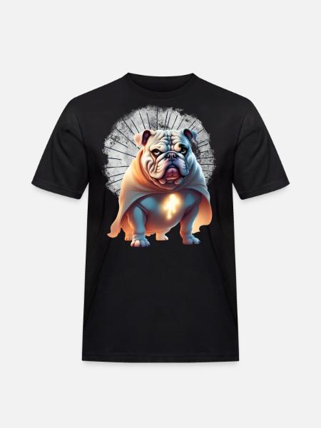 Bulldog Halloween Dog Dogs - Men's Workwear T-Shirt - black