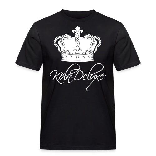 Köln Deluxe Krone gross - Männer Workwear T-Shirt