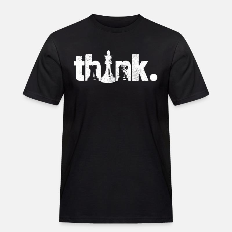 Chess Chess Player Gift - Men's Workwear T-Shirt - black