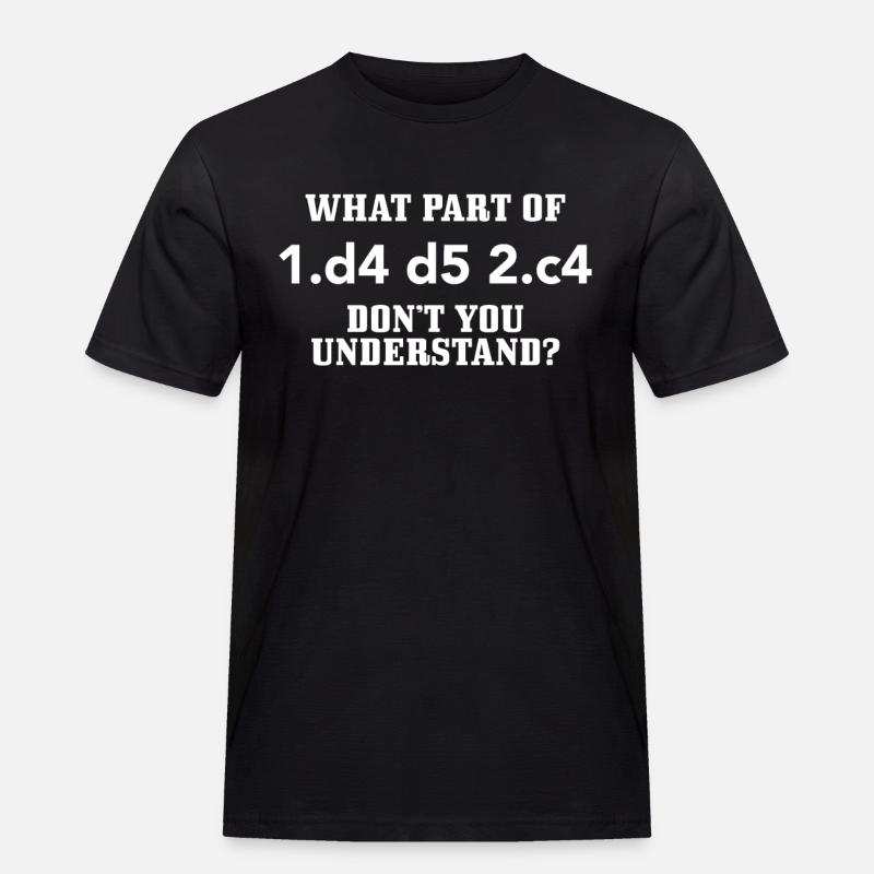 Chess Chess Player Gift - Men's Workwear T-Shirt - black
