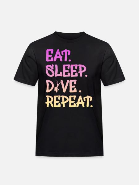 Tauchen Taucher Geschenk - Männer Workwear T-Shirt - Schwarz