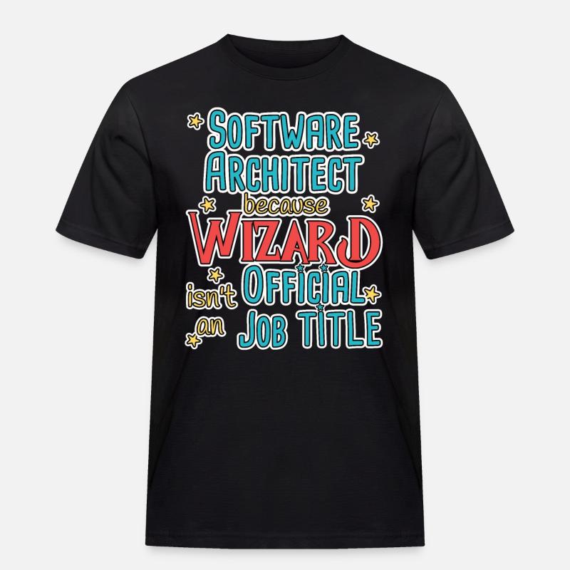 Software Architect Wizard Software Architecture - T-shirt Workwear homme - noir
