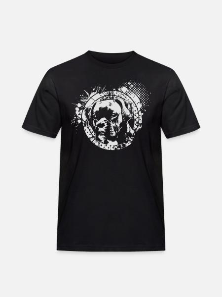 Boxer dog - Men's Workwear T-Shirt - black