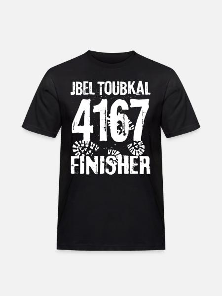 Jbel Jebel Toubkal Finisher Mountain Mountains Morocco - Men's Workwear T-Shirt - black