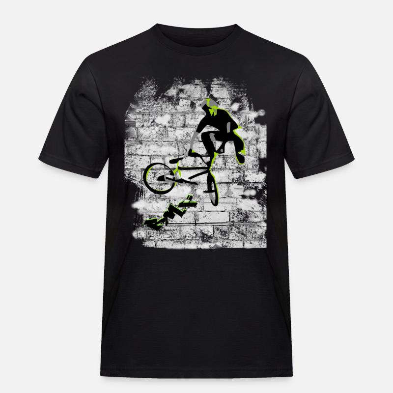 BMX - Männer Workwear T-Shirt - Schwarz