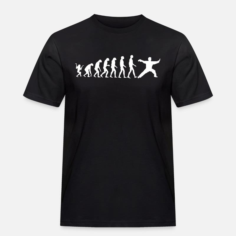 Taijiquan Chen-Style Evolution - Männer Workwear T-Shirt - Schwarz