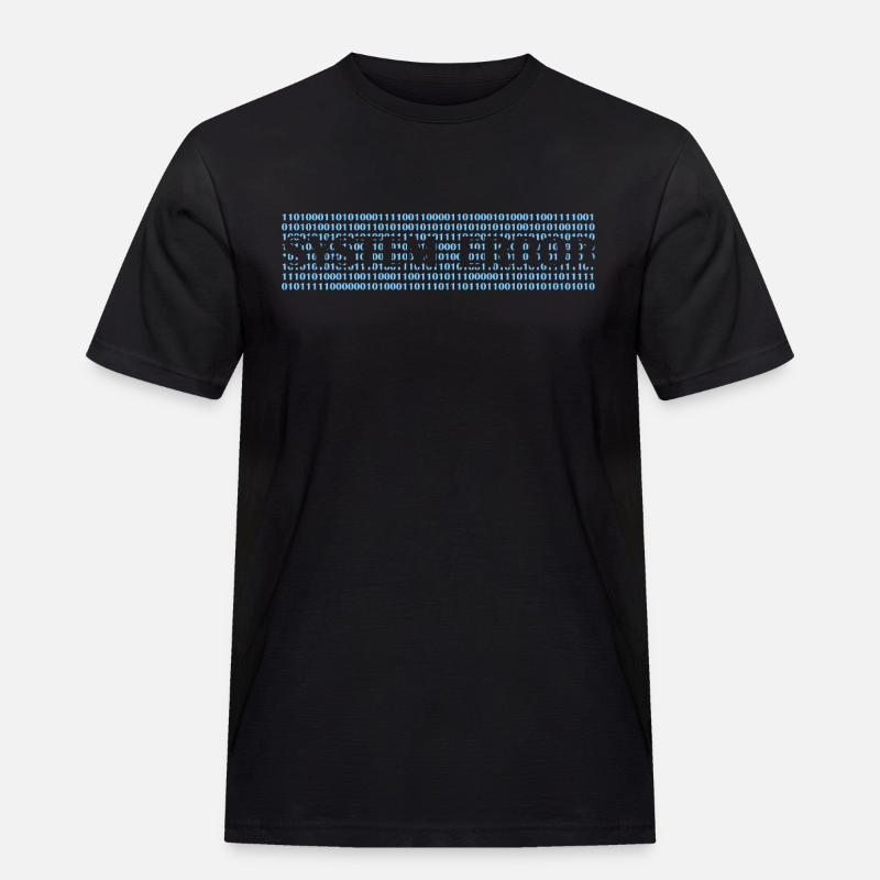 ERROR - Männer Workwear T-Shirt - Schwarz