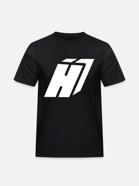 Abstract H letter - Men's Workwear T-Shirt - black