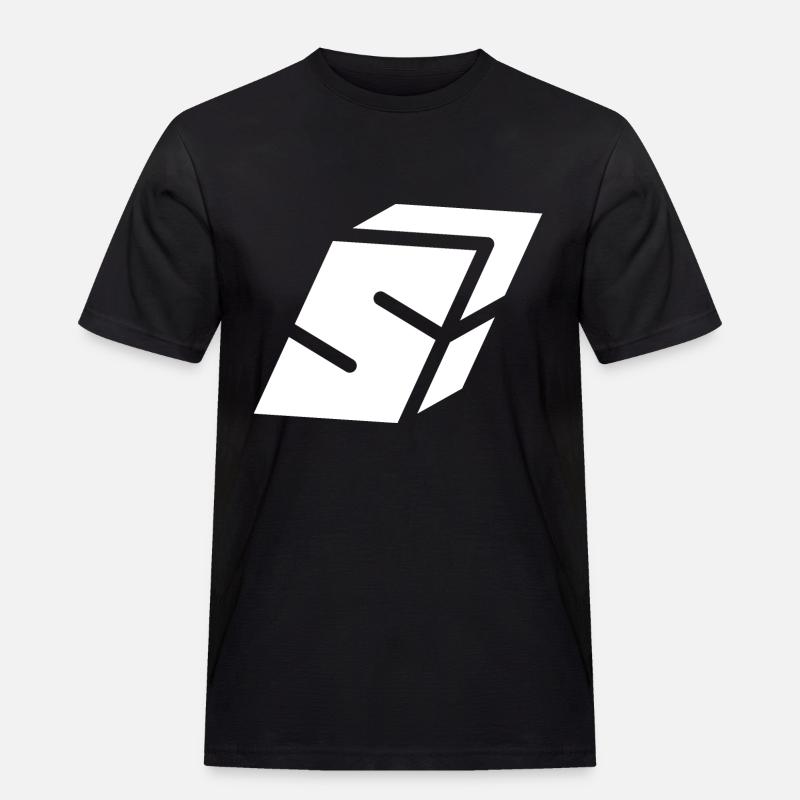 Abstract S-Brief - Männer Workwear T-Shirt - Schwarz