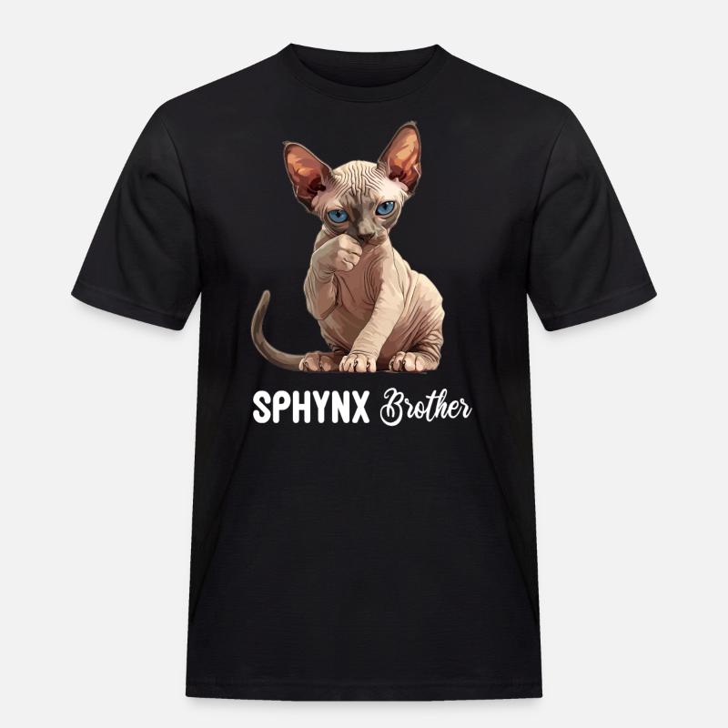 Sphynx Kätzchen Sphynx Katze - Männer Workwear T-Shirt - Schwarz