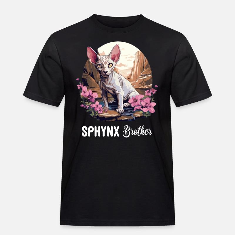 Sphynx Kätzchen Sphynx Katze - Männer Workwear T-Shirt - Schwarz