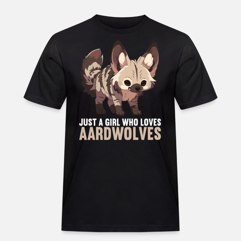 Erdwölfe Erdwolf - Männer Workwear T-Shirt - Schwarz